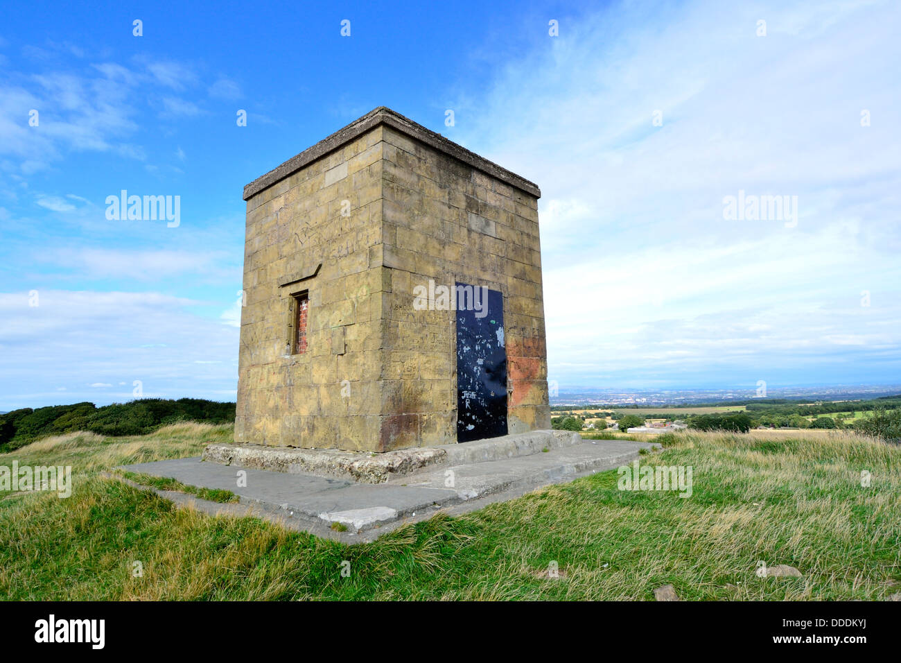 Billinge Beacon Hill Merseyside/Lancashire England Regno Unito Foto Stock