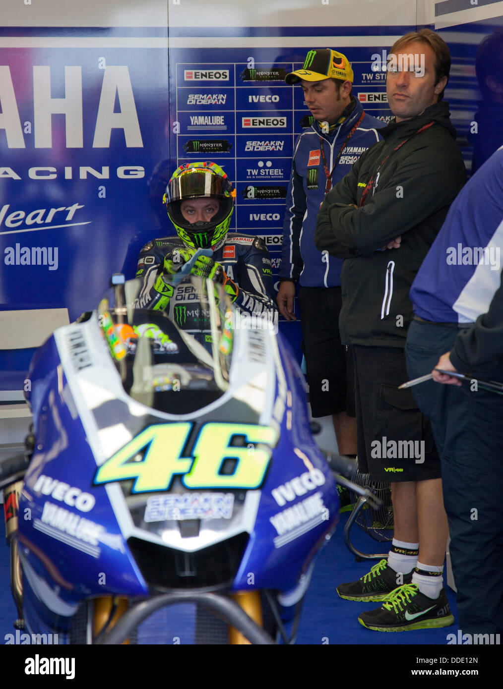 Scene dal 2013 British MOTO GP Silverstone, Regno Unito Foto Stock