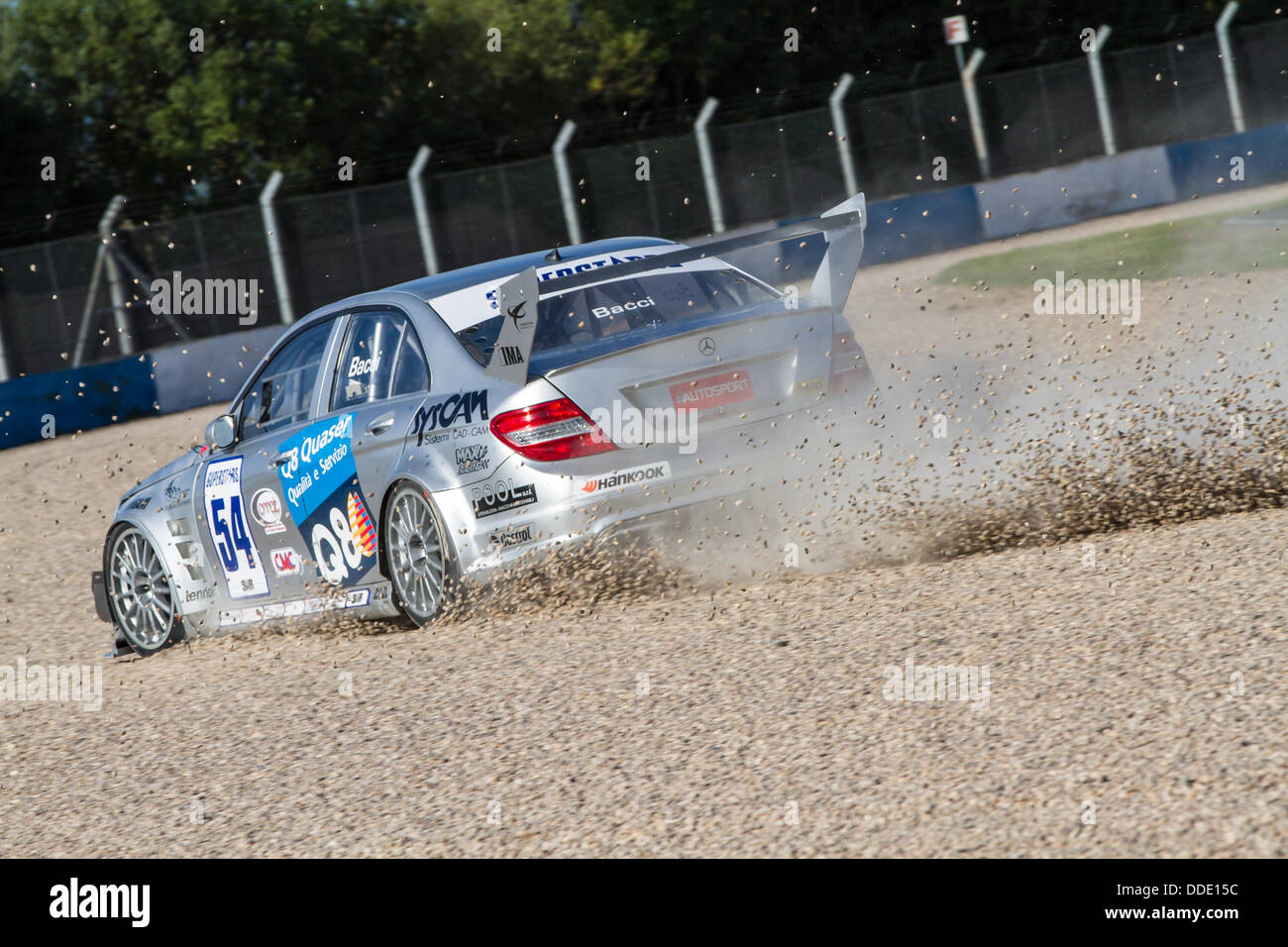 Superstars prassi mondiale giornata a Donington Park Regno Unito Foto Stock