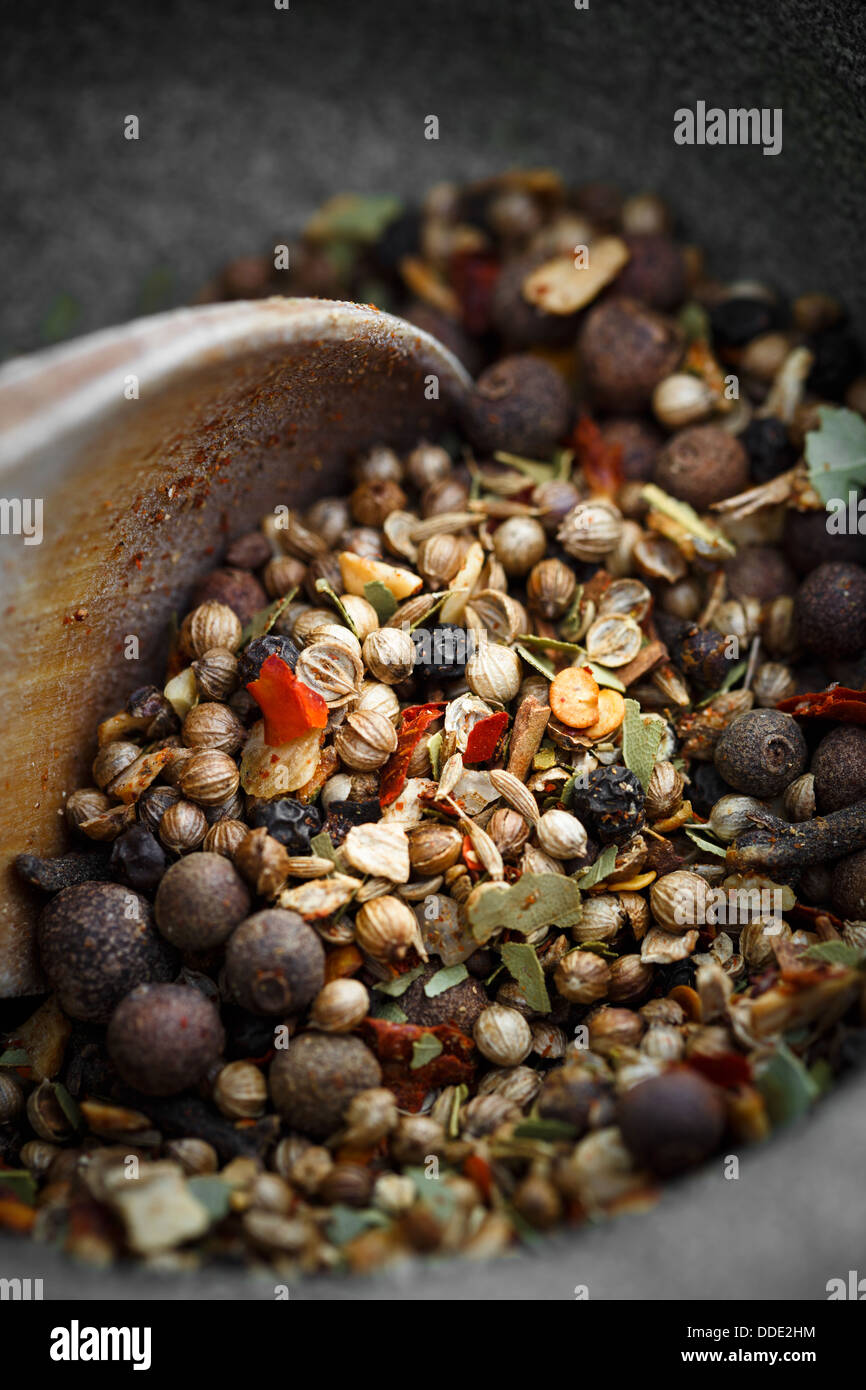 Garam Masala in una ciotola Foto Stock