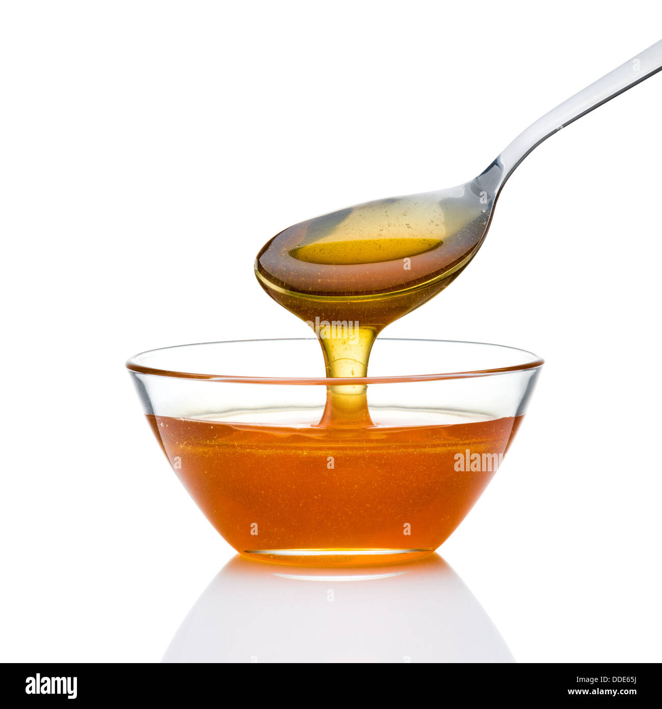 Cucchiaio di miele Foto stock - Alamy