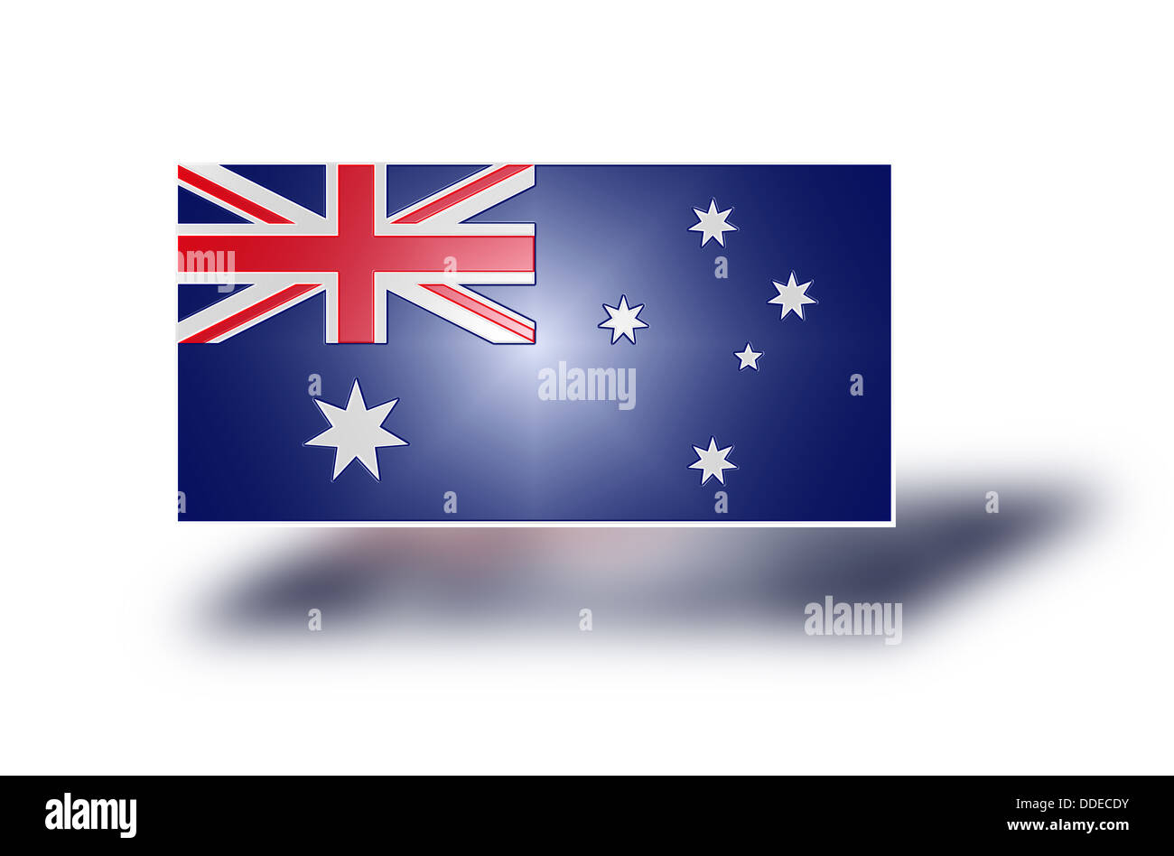 Bandiera dell'Australia (stilizzata I). Foto Stock