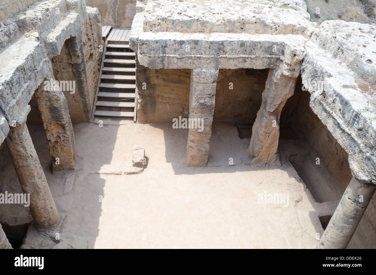 Una foto delle Tombe dei Re (Paphos) Foto Stock