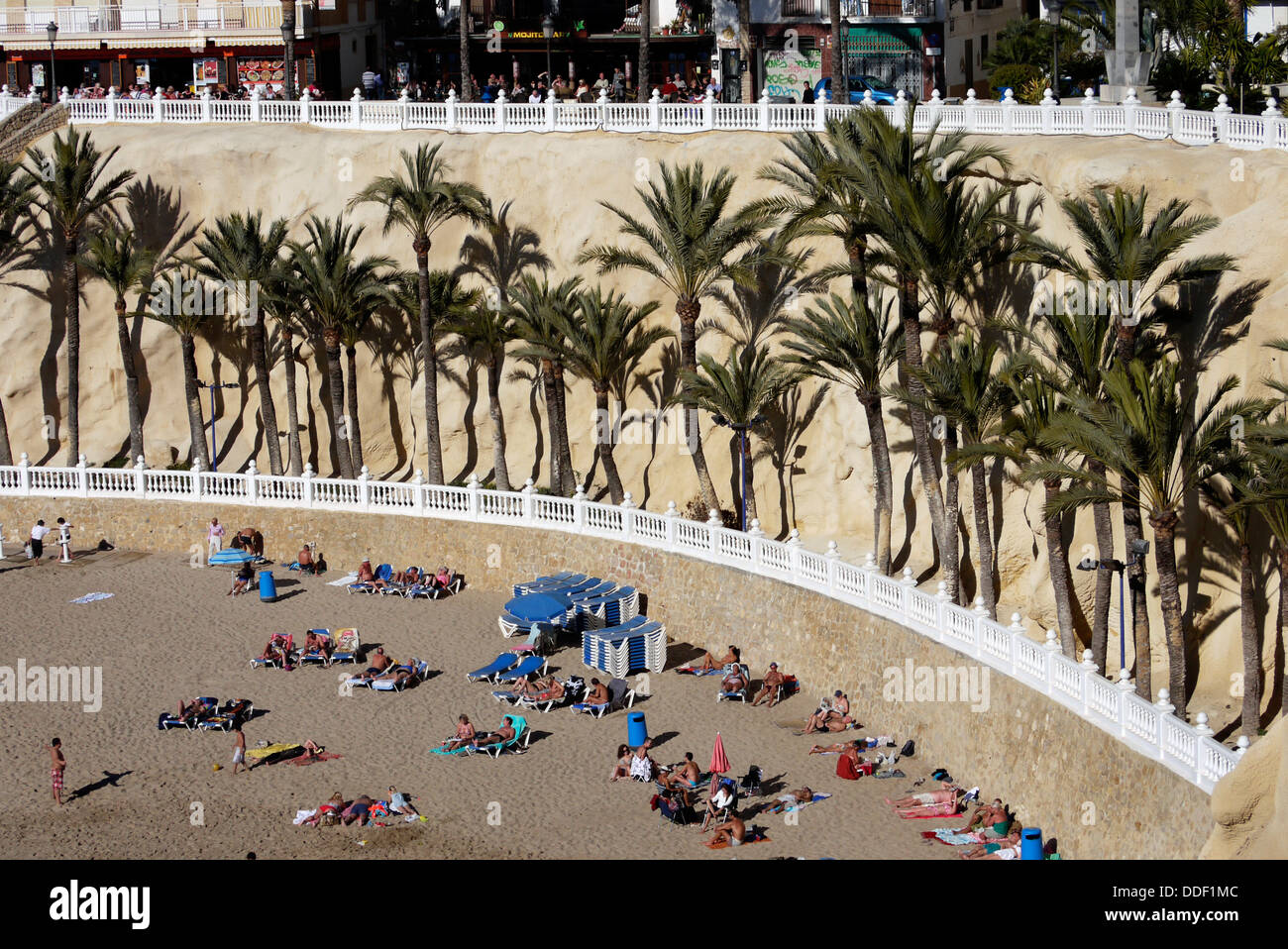 Benidorm sul'Costa Blanca " Spagna nel mese di dicembre Foto Stock