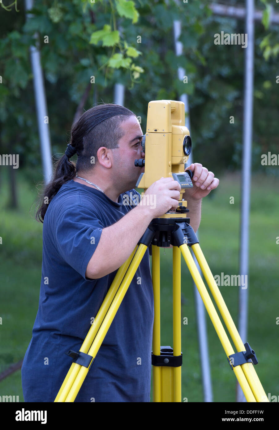 Ispettore della terra Foto Stock