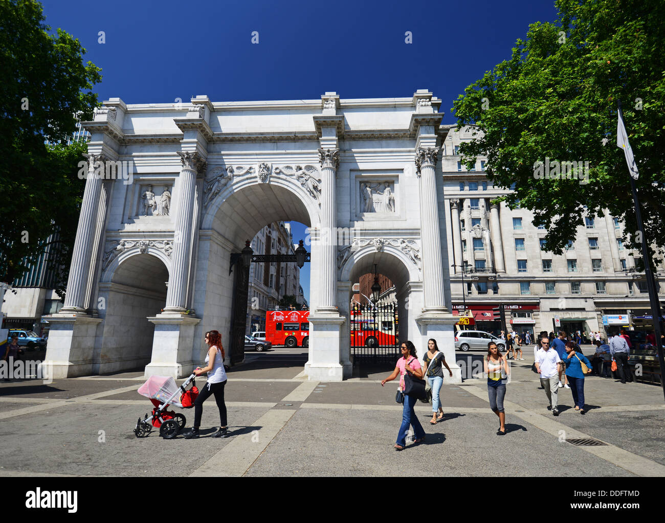 Marble Arch, London, England, Regno Unito Foto Stock