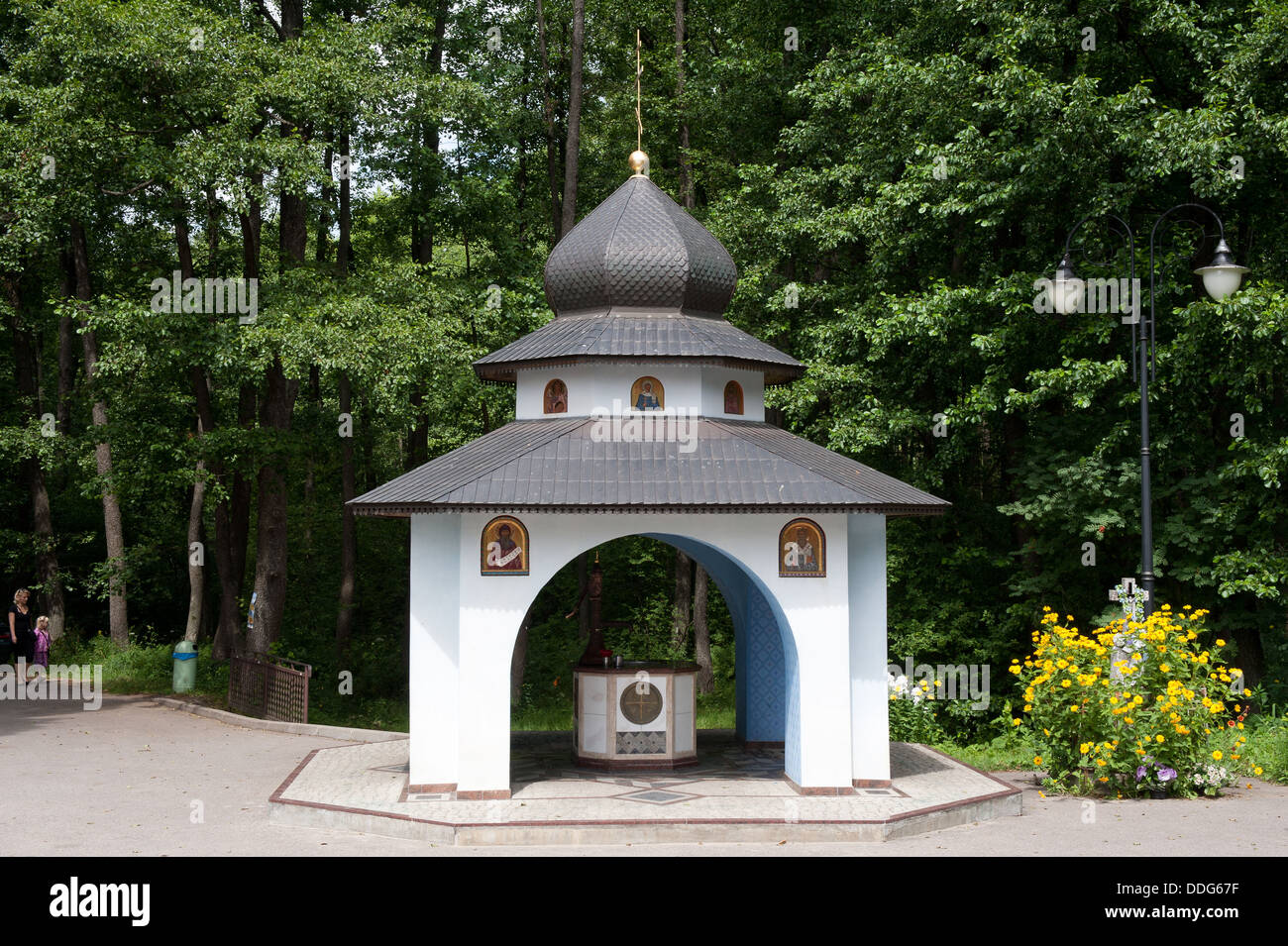 Sacro Monte di Grabarka, Polonia Foto Stock