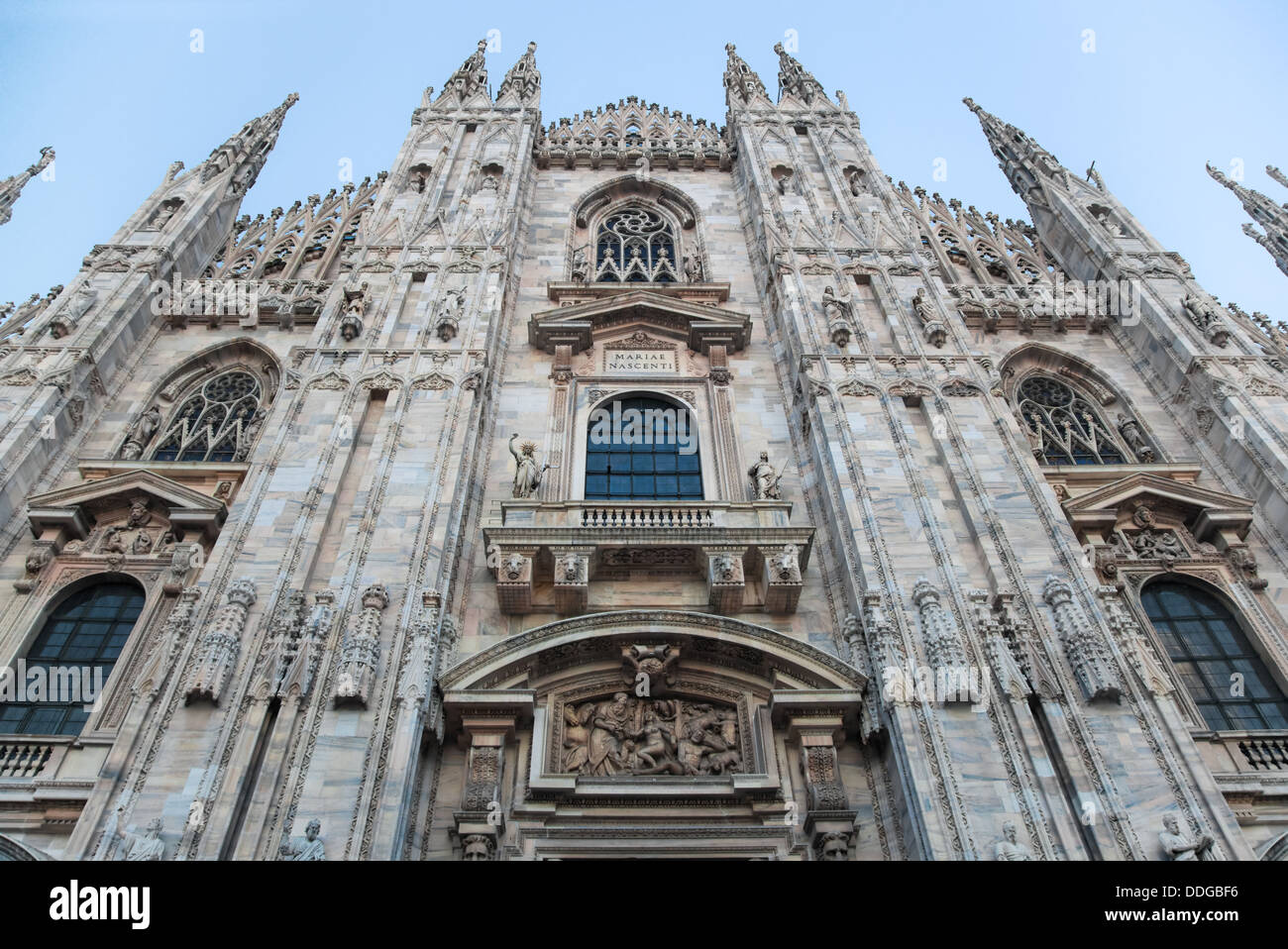 Il Duomo di Milano in Piazza del Duomo, Milano, lombardia, italia. Foto Stock