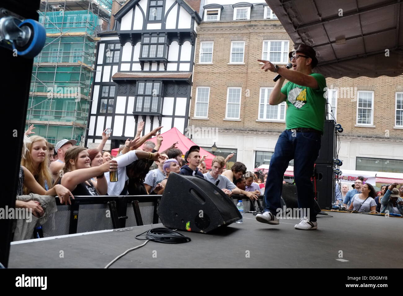 Londra, Regno Unito. 01 Sep, 2013. David Rodigan incanta la folla a Kingston Carnevale 2013 © Trish Gant/Alamy Live News Foto Stock