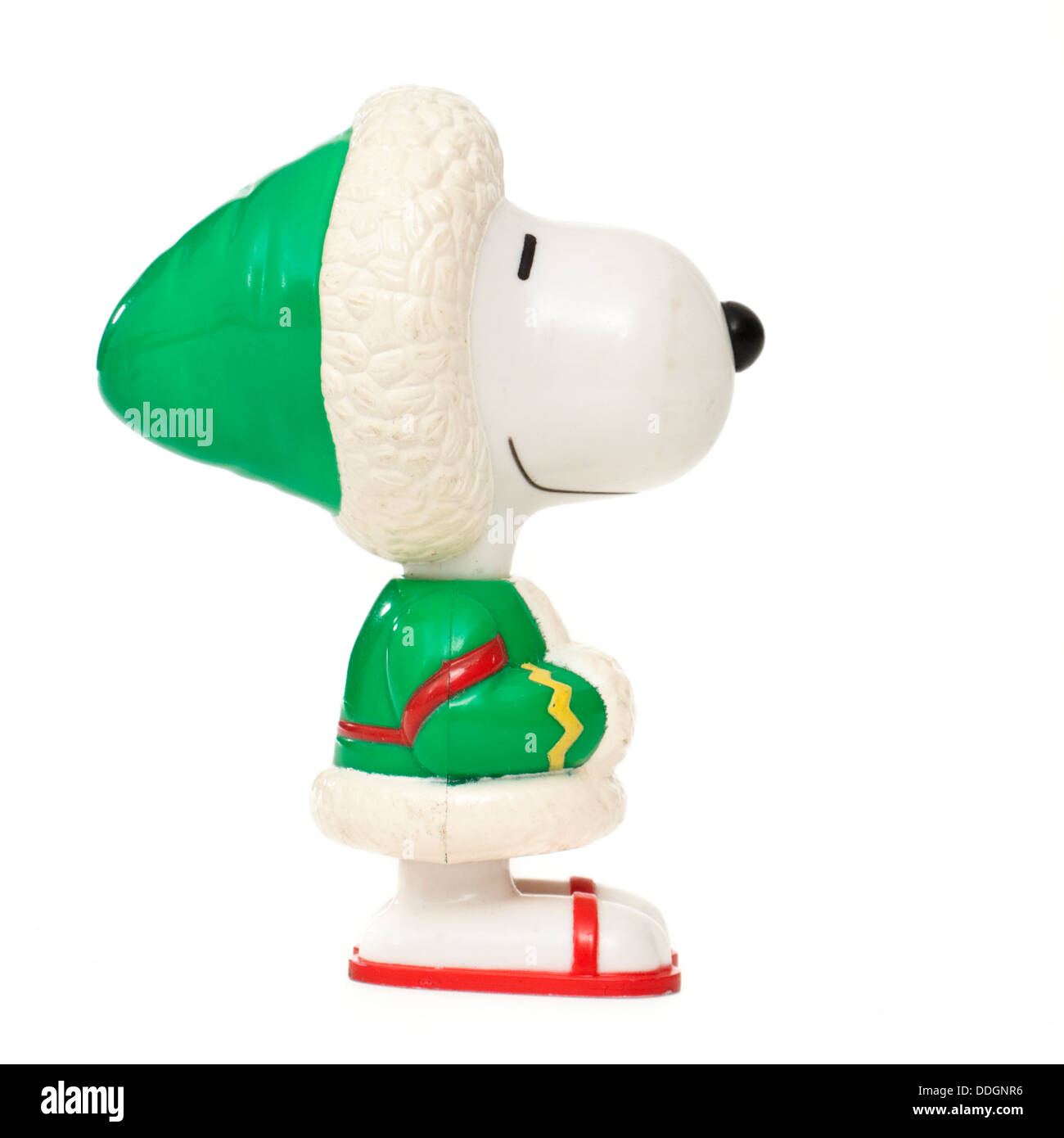 L'annata 1999 McDonalds 'Snoopy' giocattolo promozionali Foto Stock