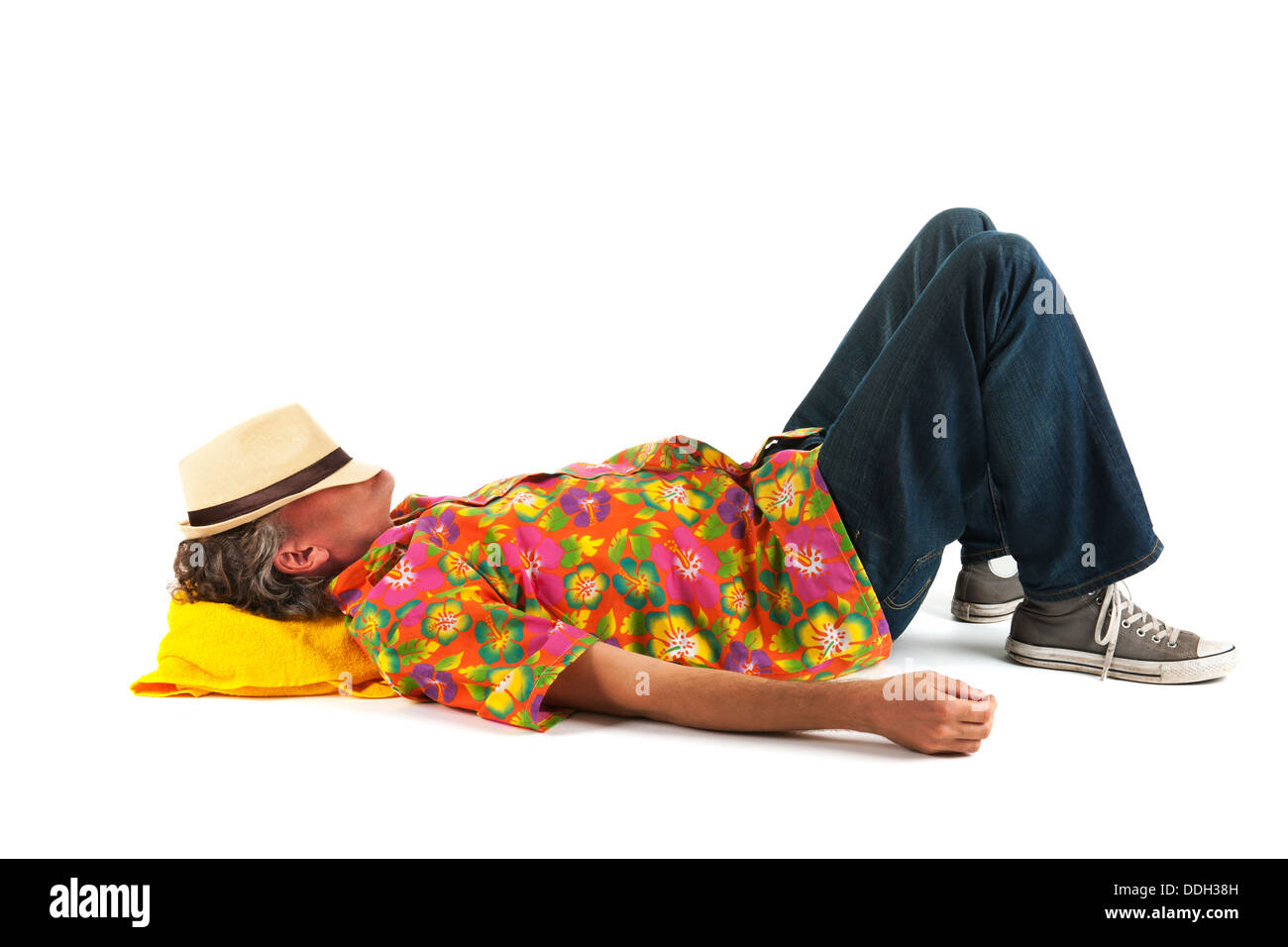 Rilassarsi in vacanza Foto Stock