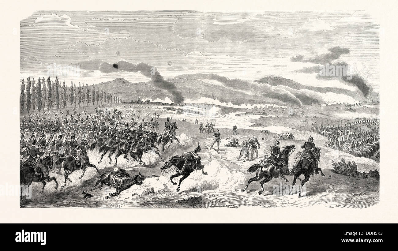 FRANCO-prussiana di guerra: BATTAGLIA DI NOISSEVILLE 31 agosto 1870 Foto Stock