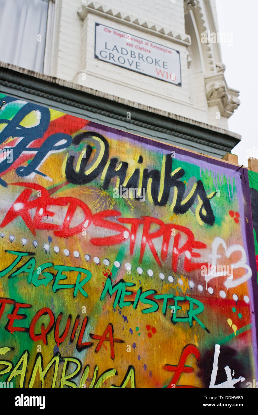 Carnevale di Notting Hill-Londra Foto Stock