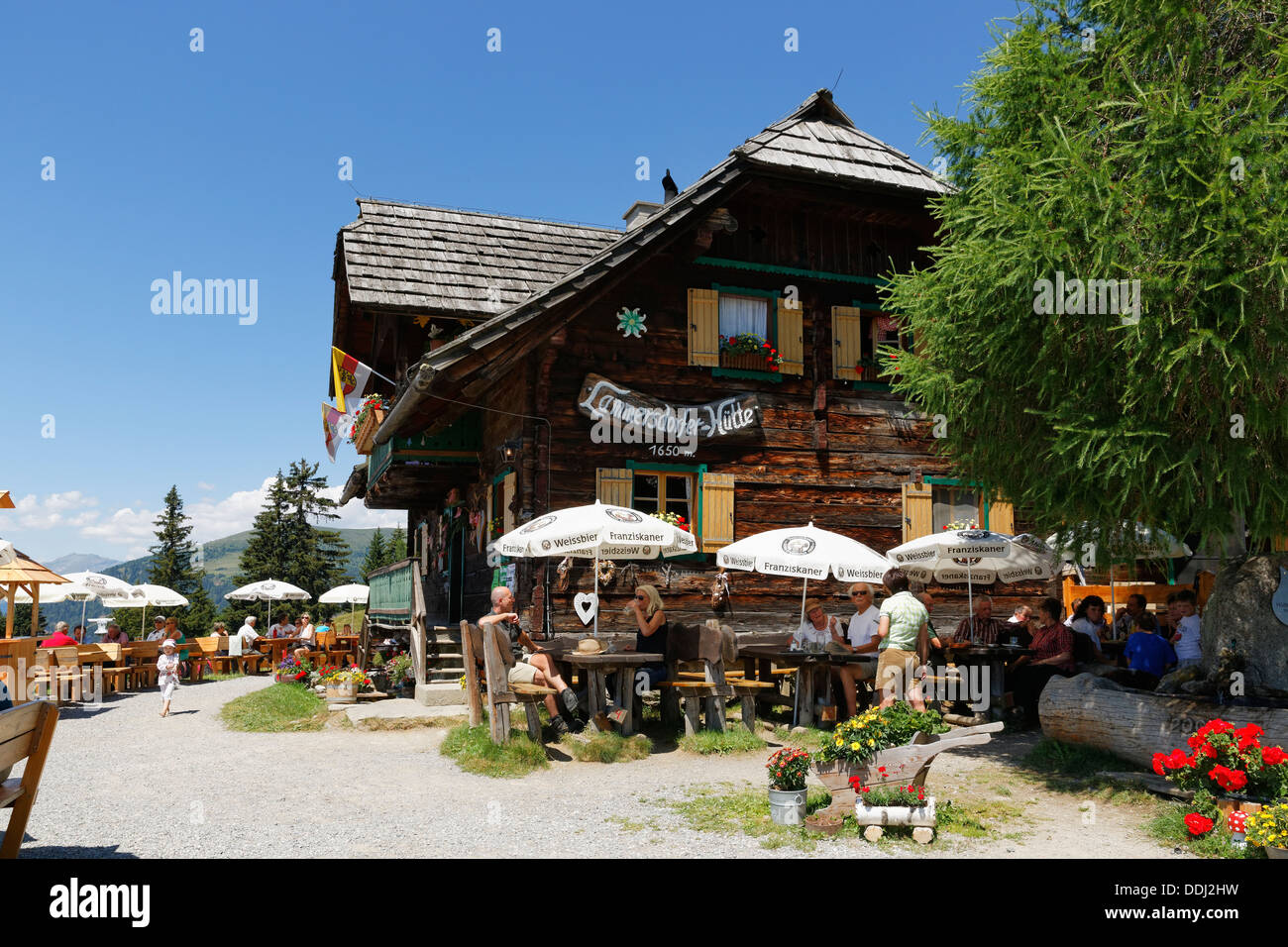 Lammersdorfer Hut Foto Stock