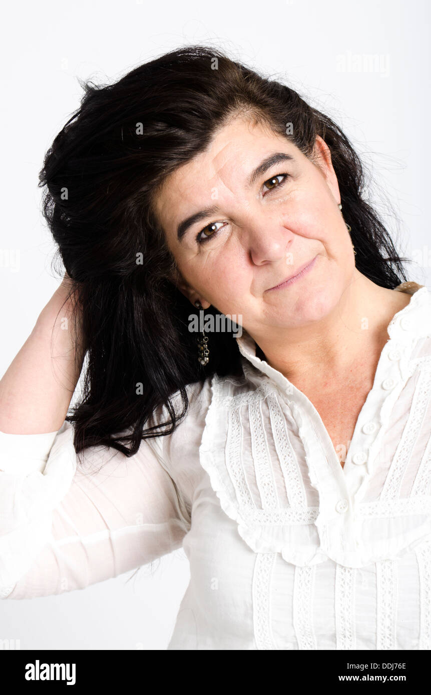 Senior donna ritratto Foto Stock