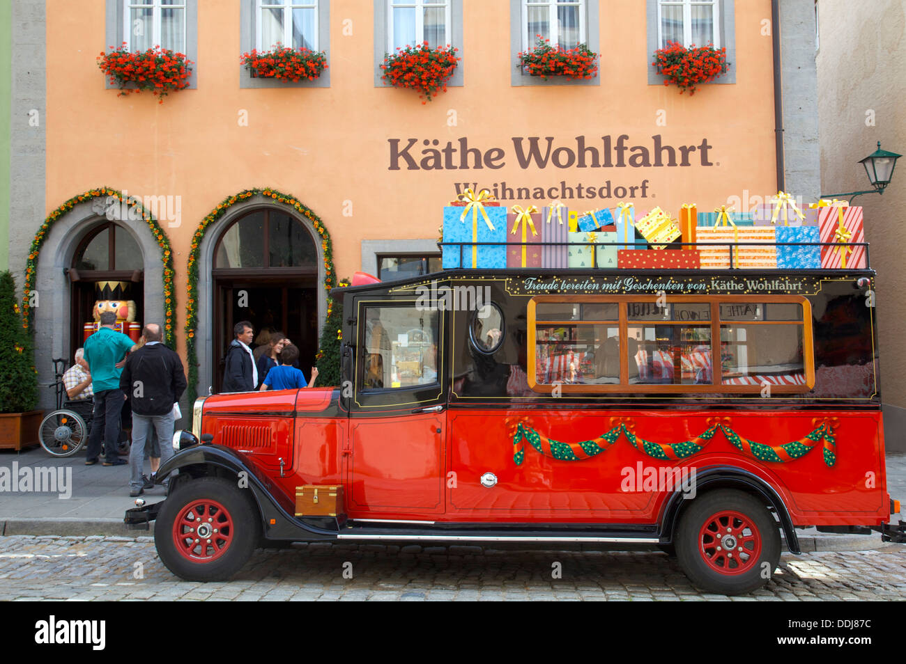 Rothenburg ob der Tauber, Baviera, Germania. Foto Stock