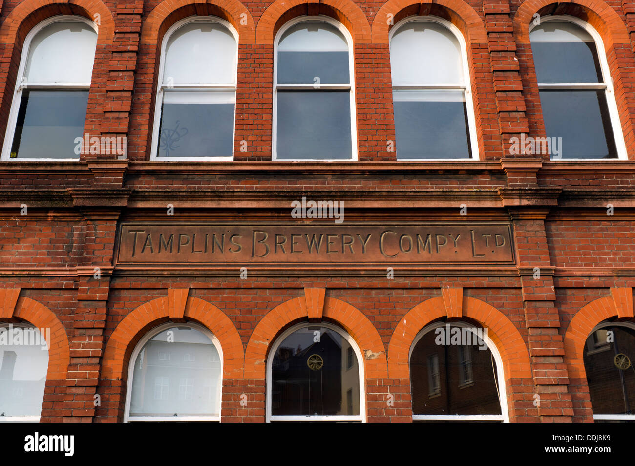 Edificio di mattoni, ex tamplin's Brewery, Brighton Foto Stock
