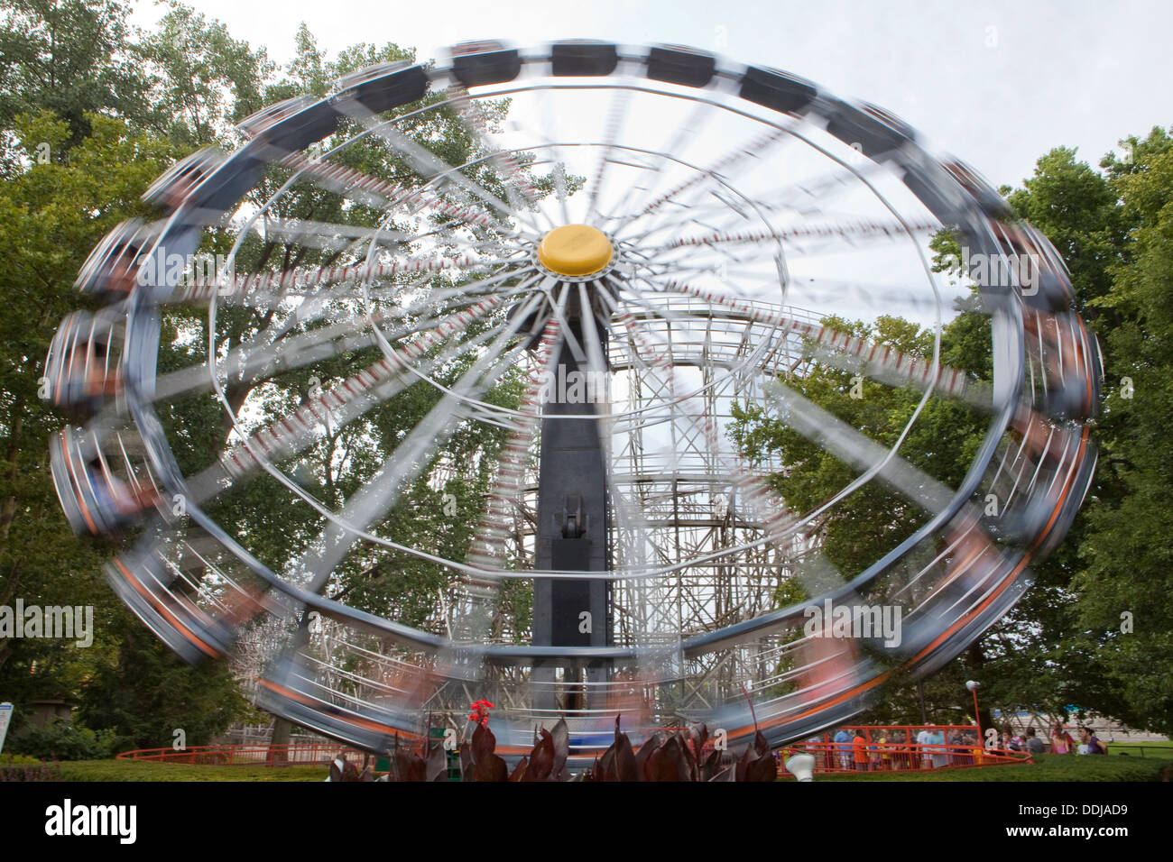 Cedar Point Amusement Park è raffigurato in Sandusky, Ohio Foto Stock