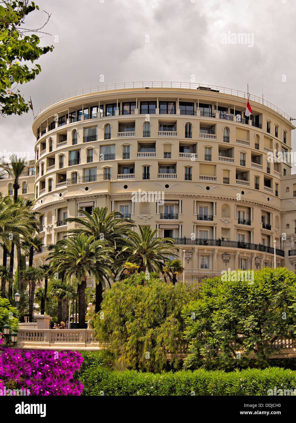 Hotel pietra miliare, Monte Carlo, Monaco Foto Stock
