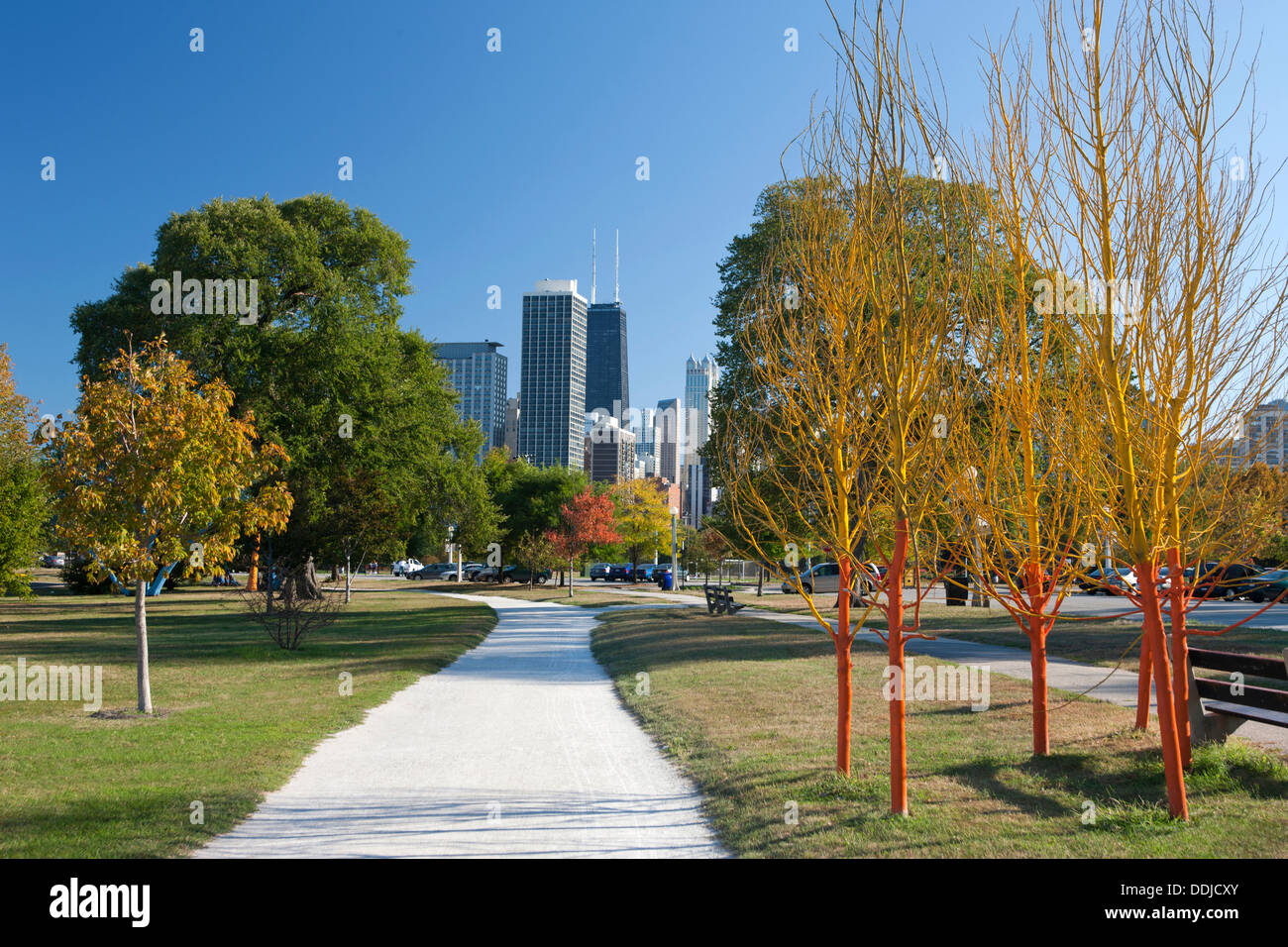 LINCOLN PARK DISTRICT CHICAGO ILLINOIS USA Foto Stock