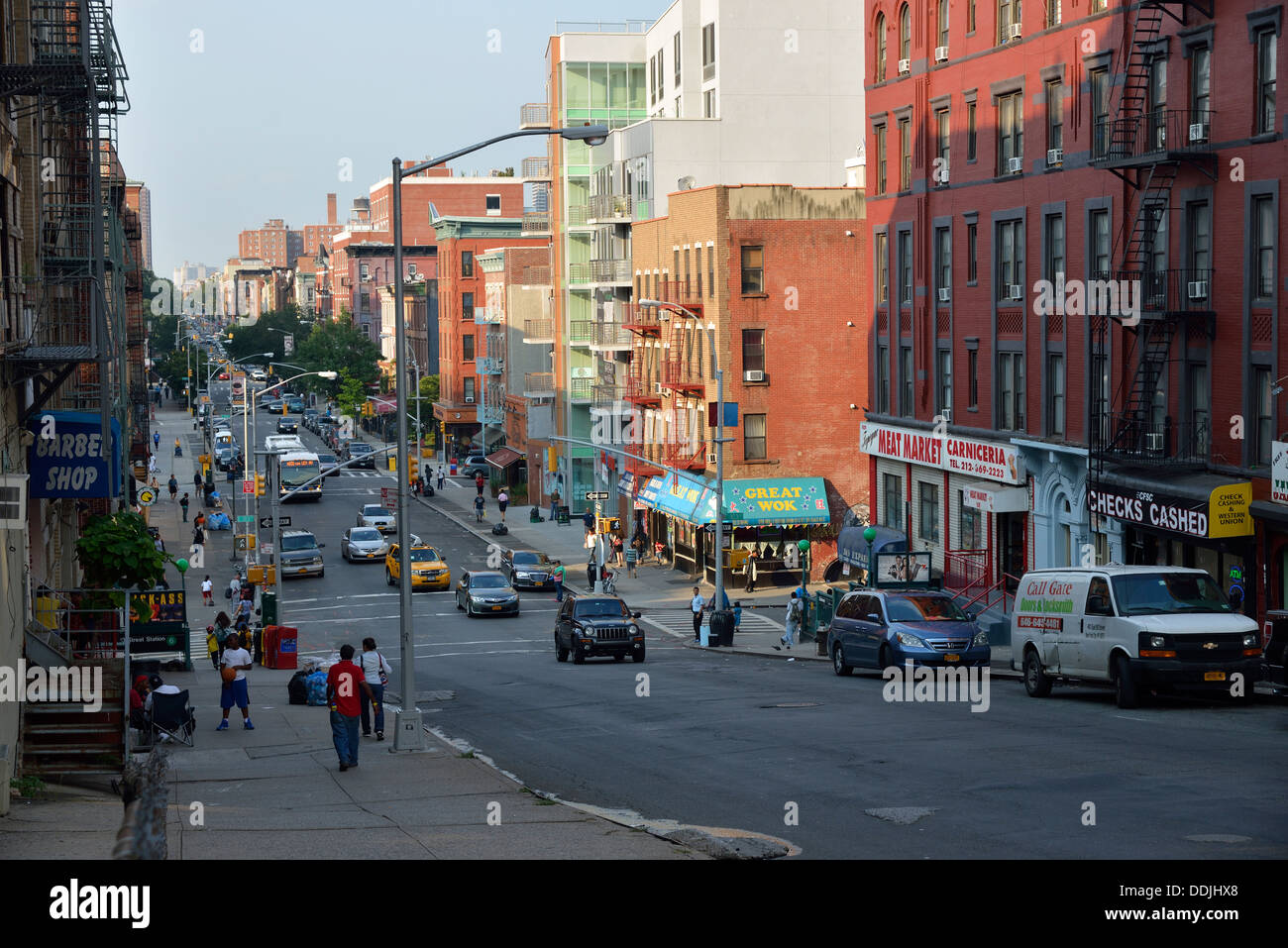 Lexington Avenue a 103 Street, Upper East Side di Manhattan, New York New York, Stati Uniti d'America Foto Stock