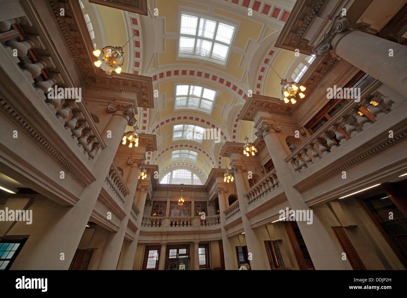 Liverpool Central Library Hornby camere Foto Stock