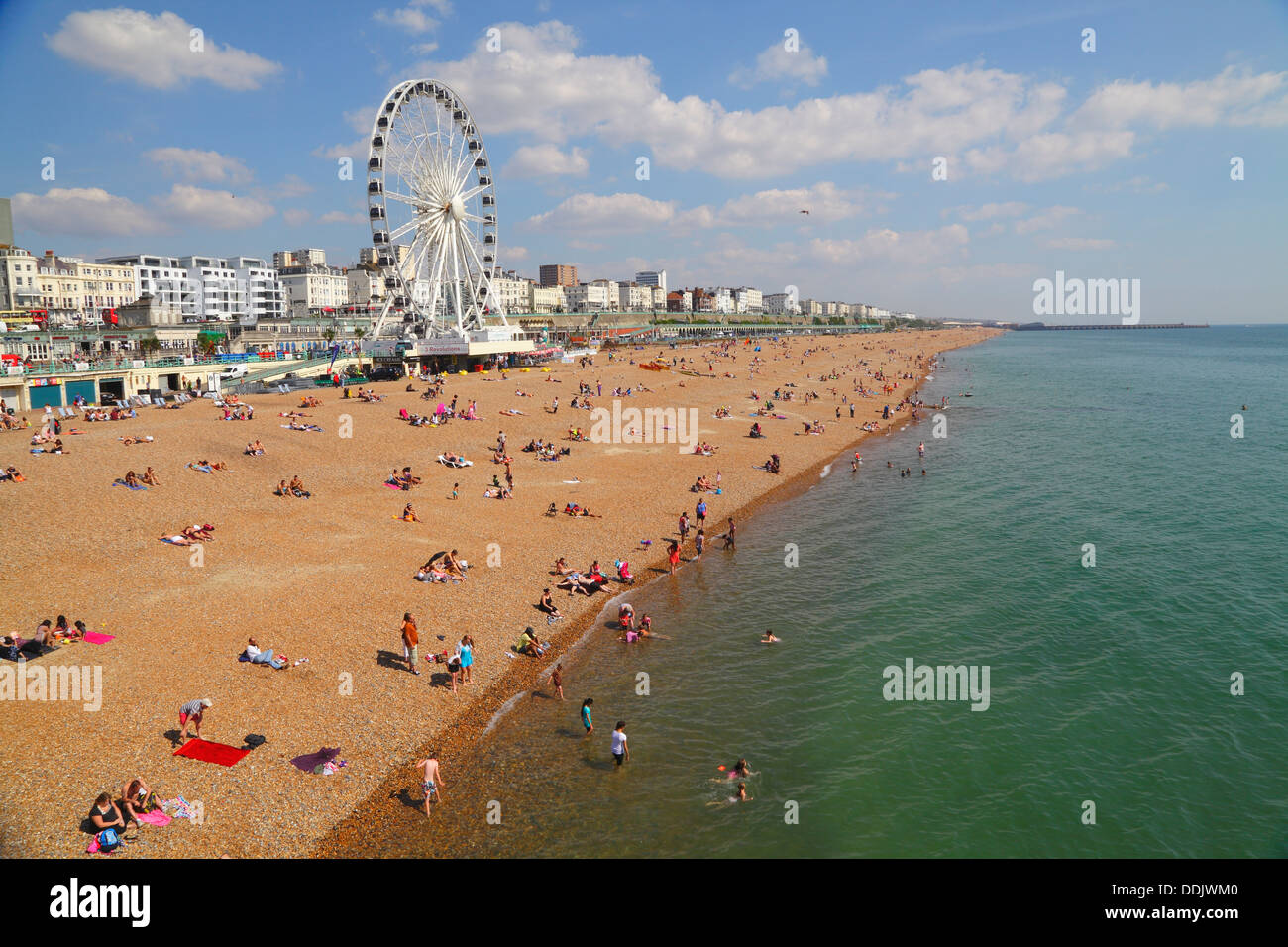 La spiaggia di Brighton East Sussex England Regno Unito Foto Stock