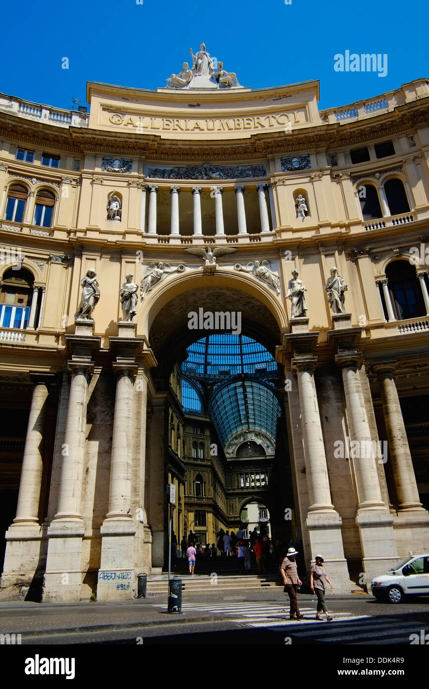 L'Italia, Campania, Napoli, Galleria Umberto I Foto Stock