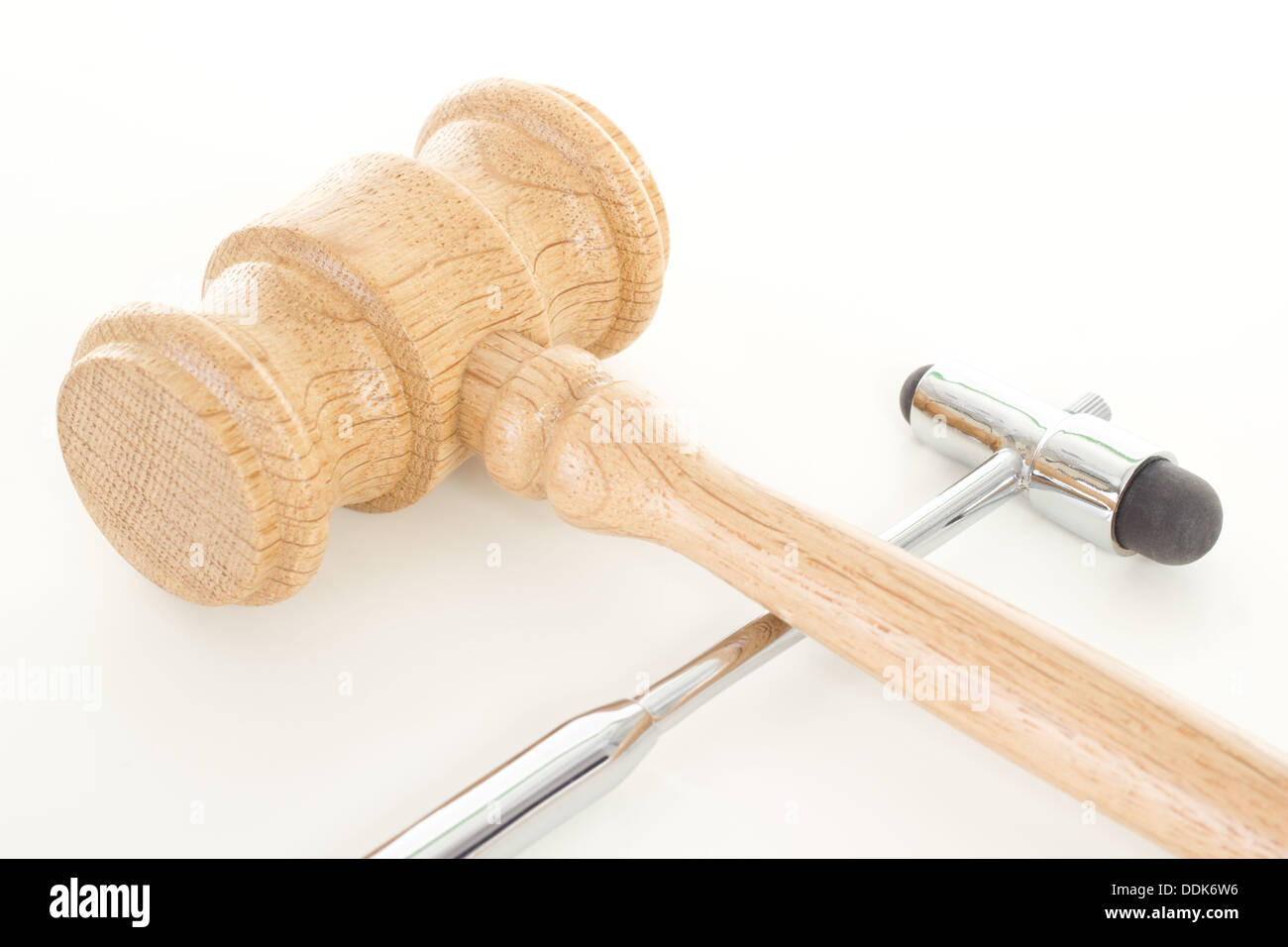 Martello con martello reflex Foto Stock