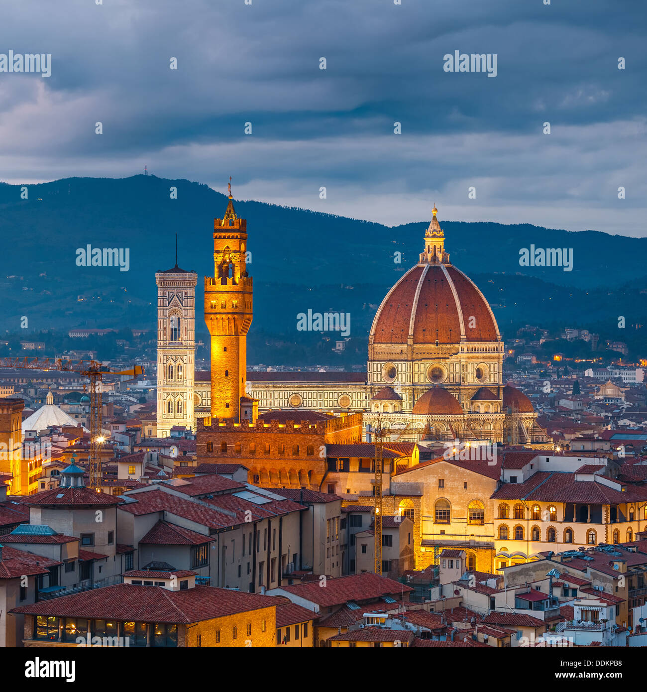 Il Duomo di Firenze Foto Stock
