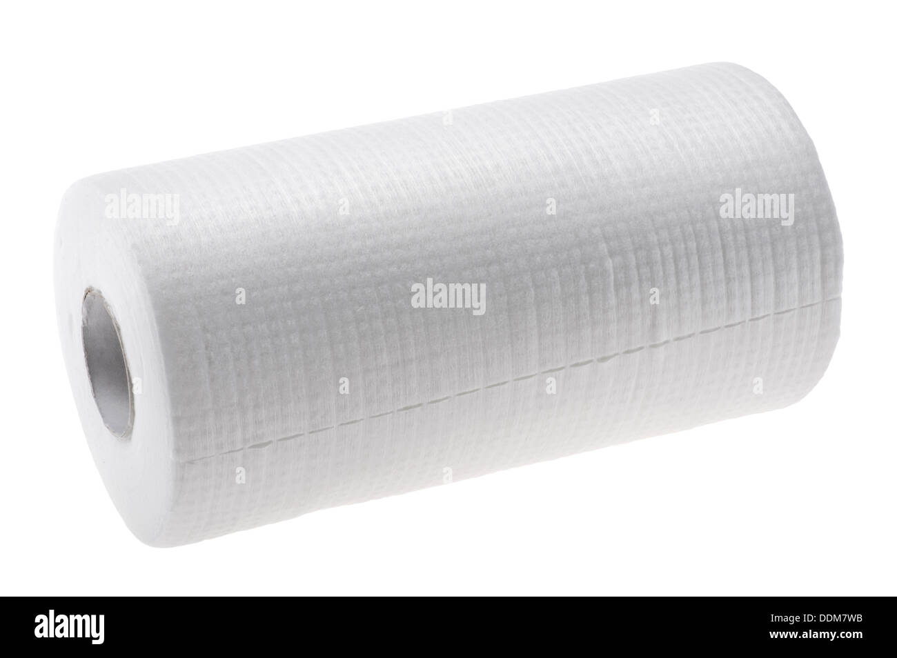 Oggetto su bianco - isolato di asciugamani di carta Foto Stock