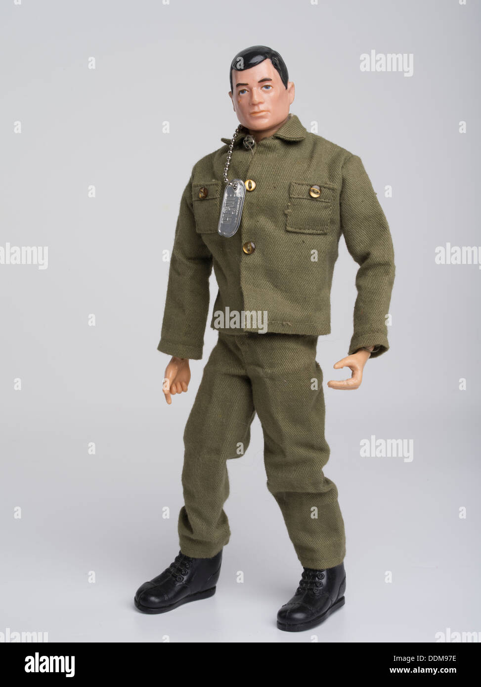 1964 GI Joe azione figura dalla società giocattolo Hasbro. Stati Uniti Forze armate esercito Marine G.I. Foto Stock