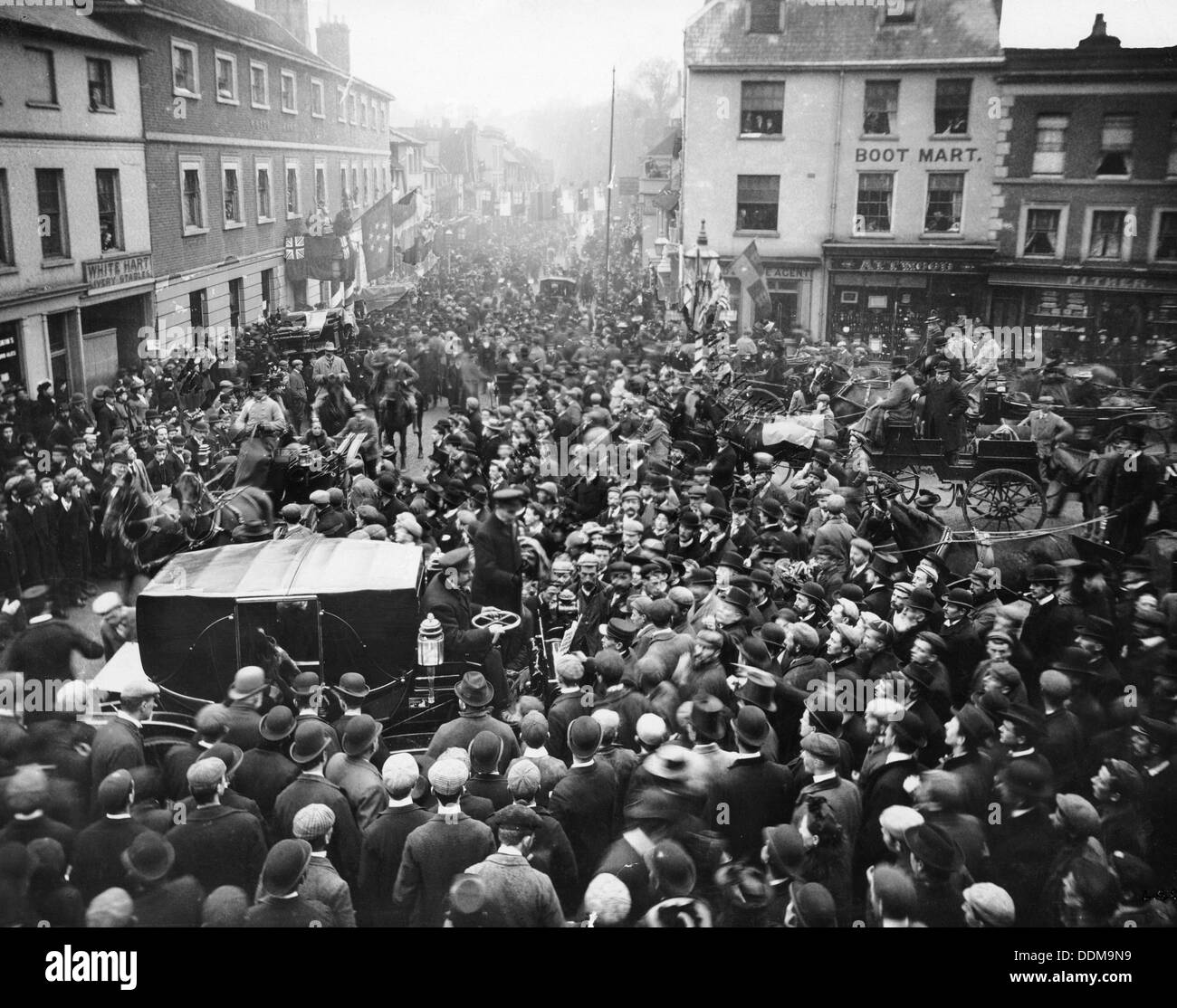 Londra a Brighton emancipazione Run, 1896. Artista: sconosciuto Foto Stock