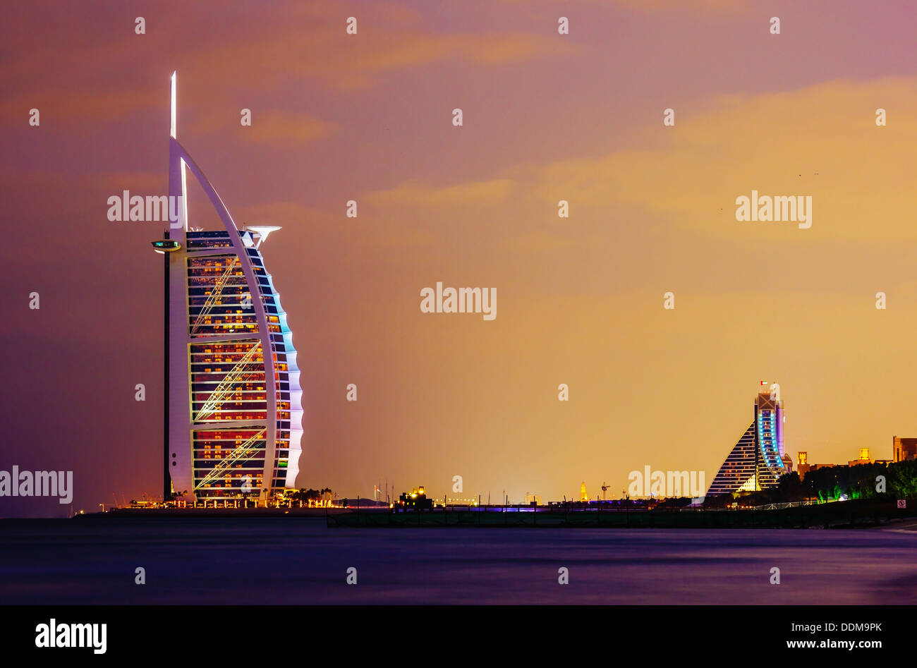 Hotel Burj Al Arab 'Torre degli arabi" Foto Stock