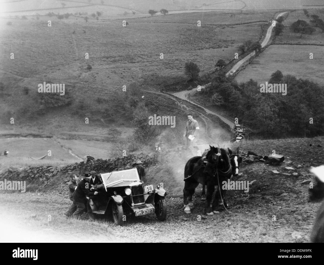 Riley 9, nello Yorkshire, tardi 1920s. Artista: sconosciuto Foto Stock