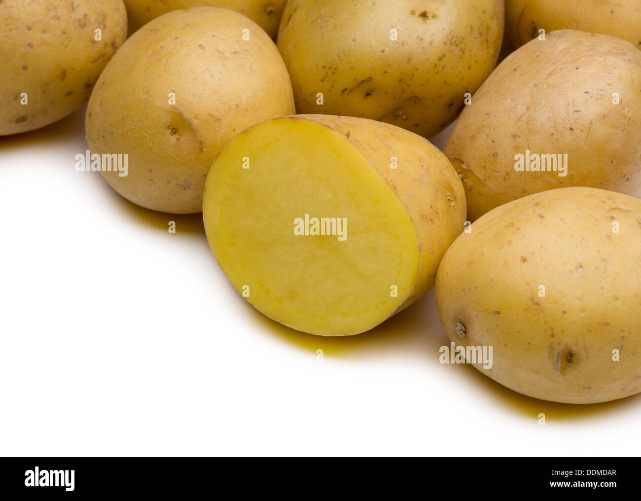 Giovani patate Foto Stock