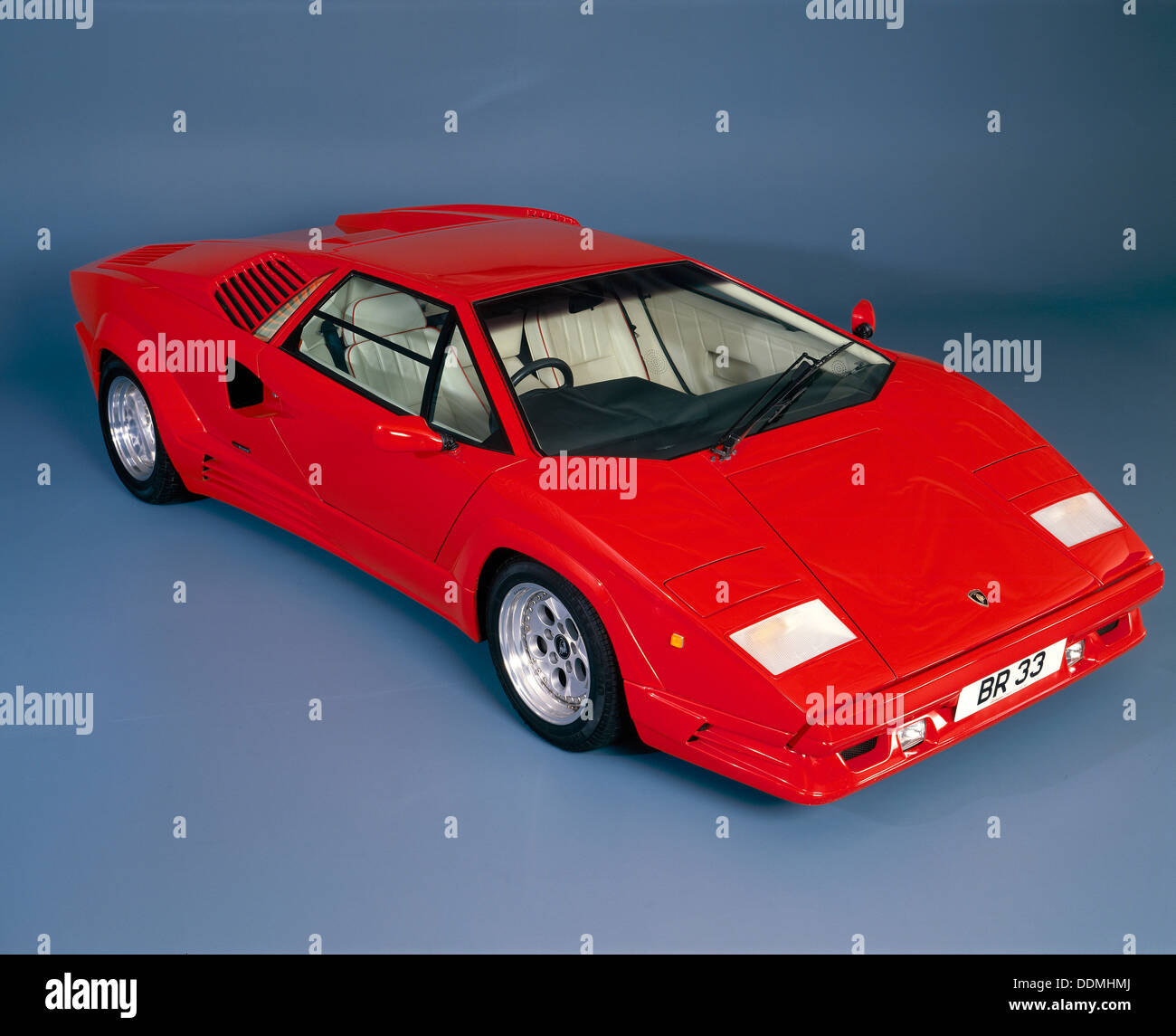 1988 Lamborghini Countach. Artista: sconosciuto Foto Stock