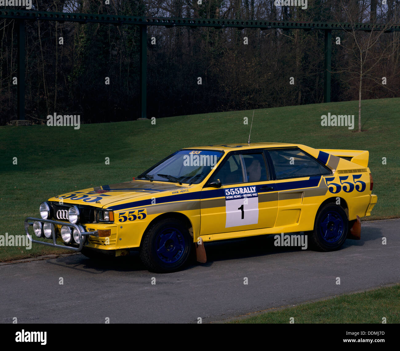 1985 Audi Quattro A2 auto. Artista: sconosciuto Foto Stock