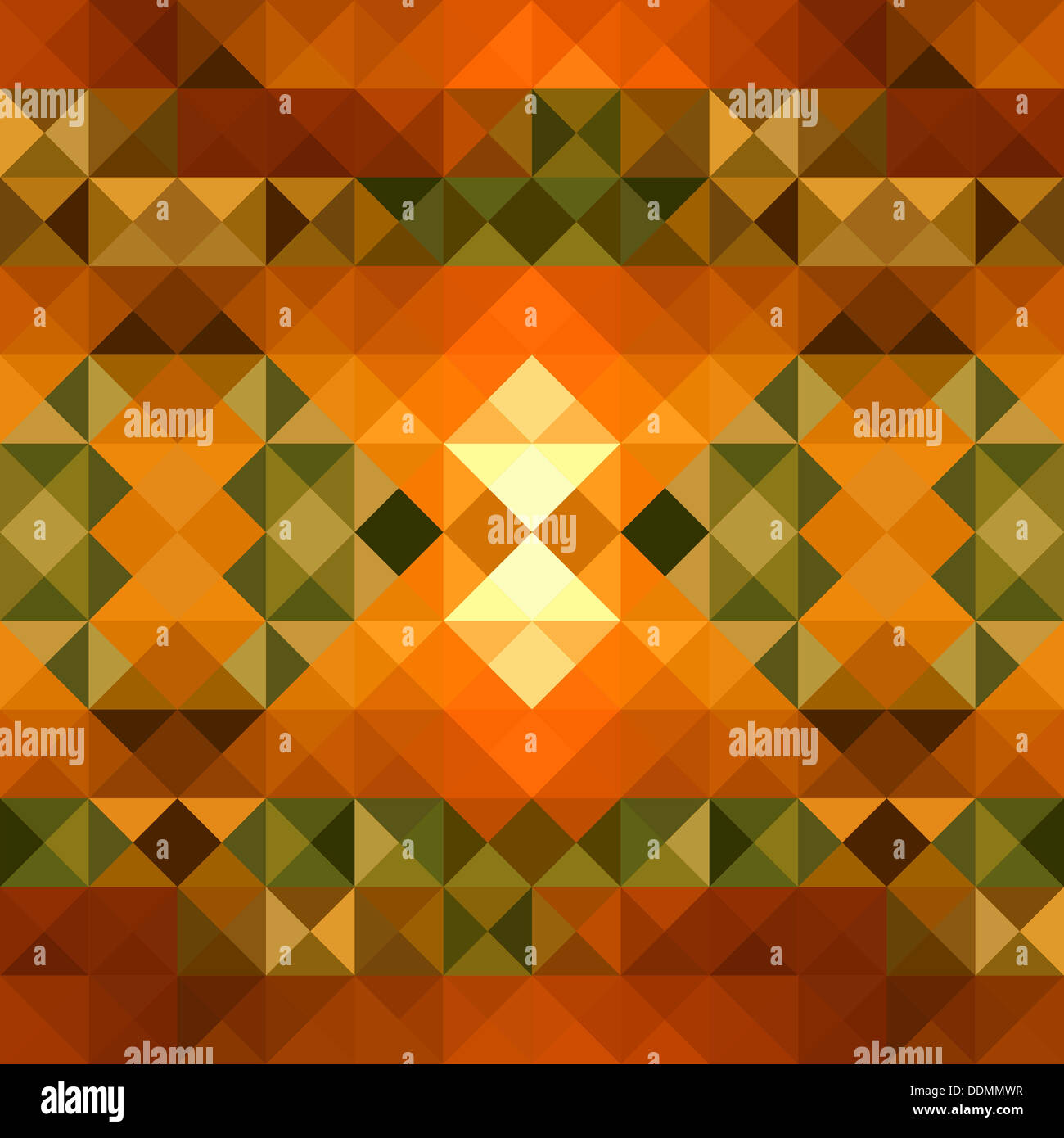 Riassunto stagione autunnale geometrica pattern seamless sfondo. EPS10 file vettoriale in strati per operazioni di editing semplici. Foto Stock