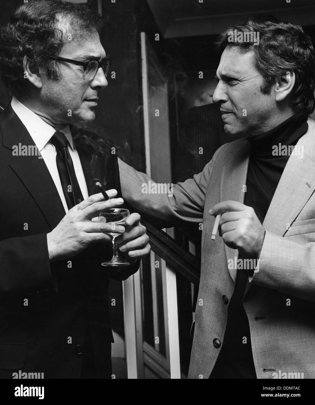 Harold Pinter (1930- ), drammaturgo britannico. Artista: Sidney Harris Foto Stock