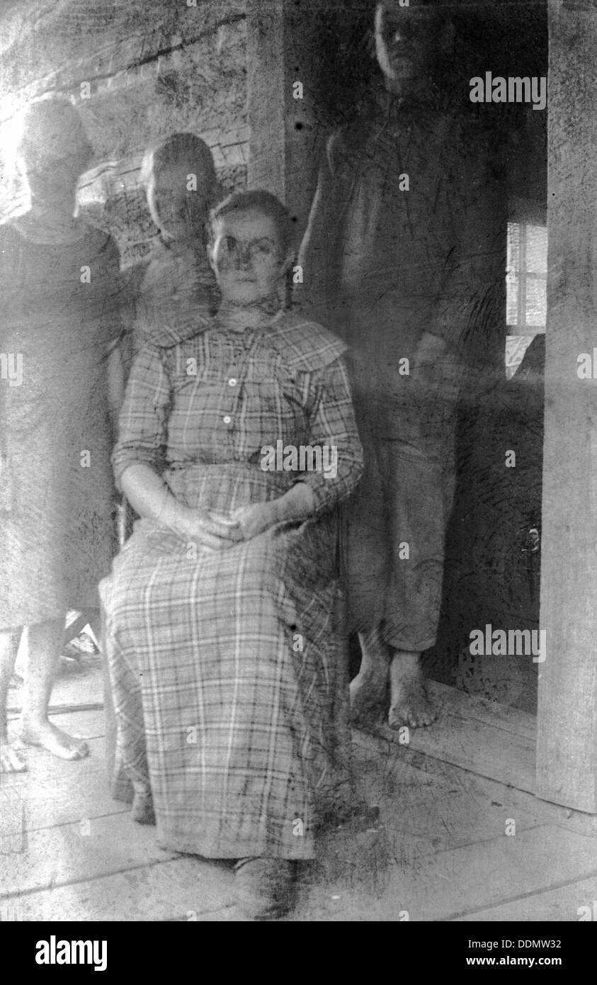 Onorevole Richards, St Peter's School, Callaway, contea di Franklin, Virginia, USA, 1916-1918. Artista: Cecil Sharp Foto Stock