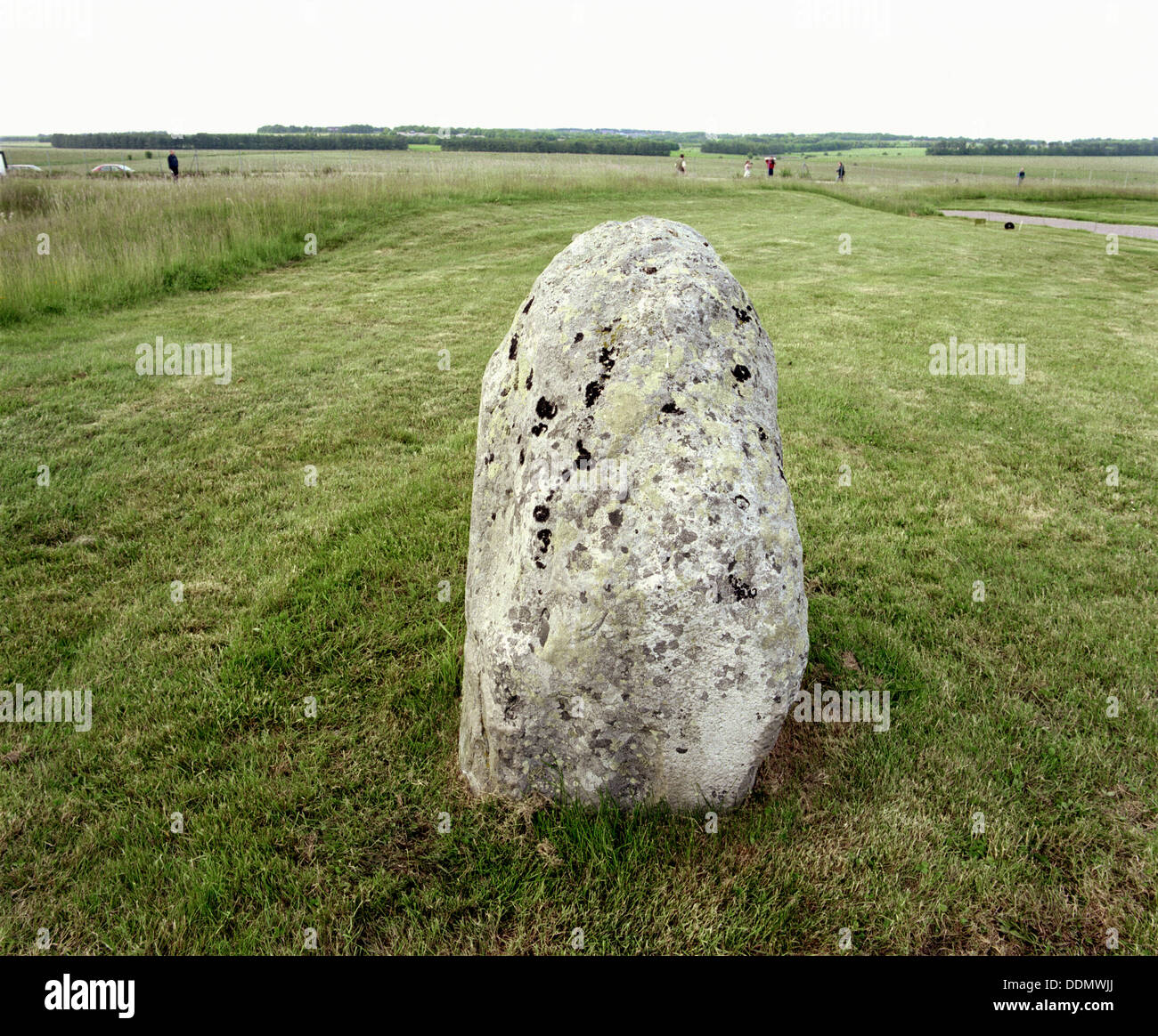 La stazione di pietra, Stonehenge, Amesbury, Wiltshire, 2000. Artista: P Williams Foto Stock