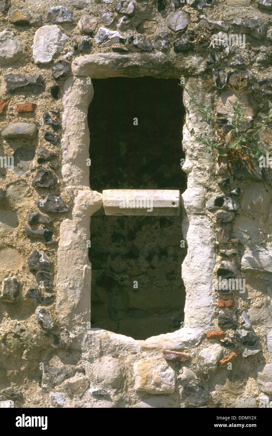 Dettaglio della finestra, St Augustine's Abbey, Canterbury, nel Kent, 1996. Artista: J Bailey Foto Stock