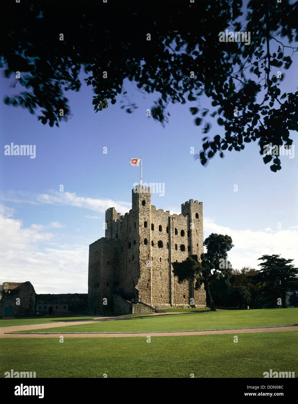 Tenere da interno interno Bailey, Rochester Castle Kent, 1992. Artista: sconosciuto Foto Stock