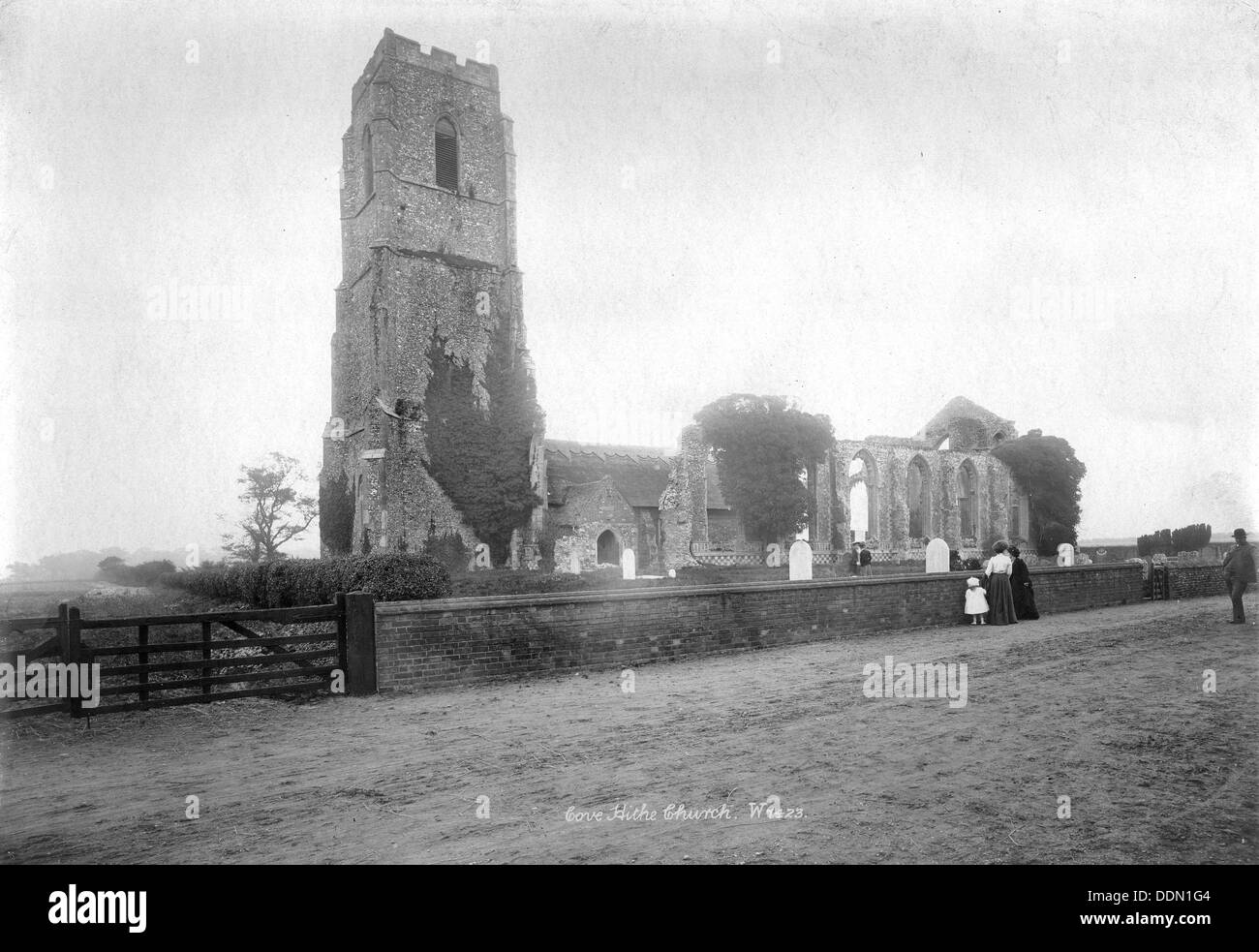 Sant'Andrea Chiesa, Covehithe, Suffolk, 1890-1910. Artista: sconosciuto Foto Stock