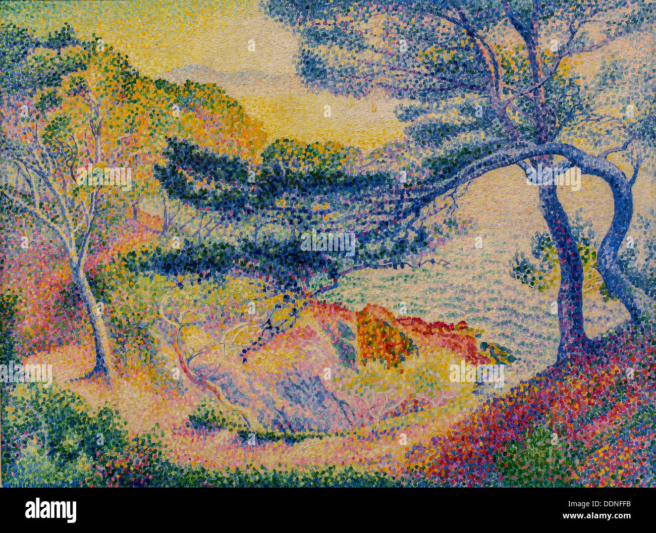 Xx secolo - Cape Leyet, 1904 - Henri Edmond Cross Philippe Sauvan-Magnet / Museo attivo Olio su tela Foto Stock