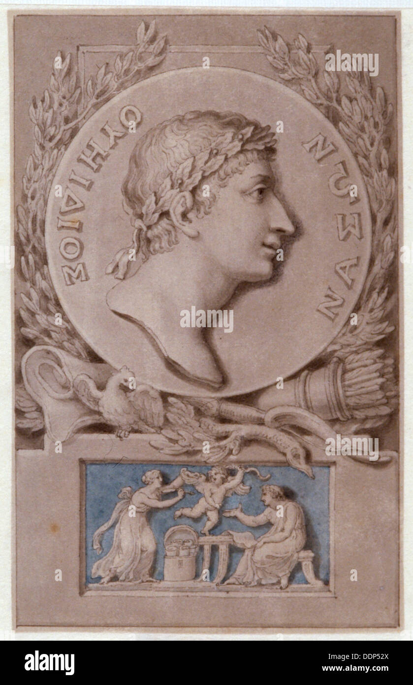 'Un Bas-Relief ad Ovidio', c1780-1848. Artista: Edward Francis Burney Foto Stock