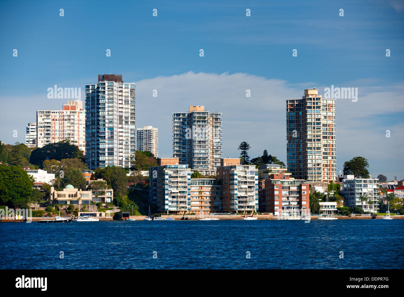 Darling punto skyline, Sydney, Australia Foto Stock