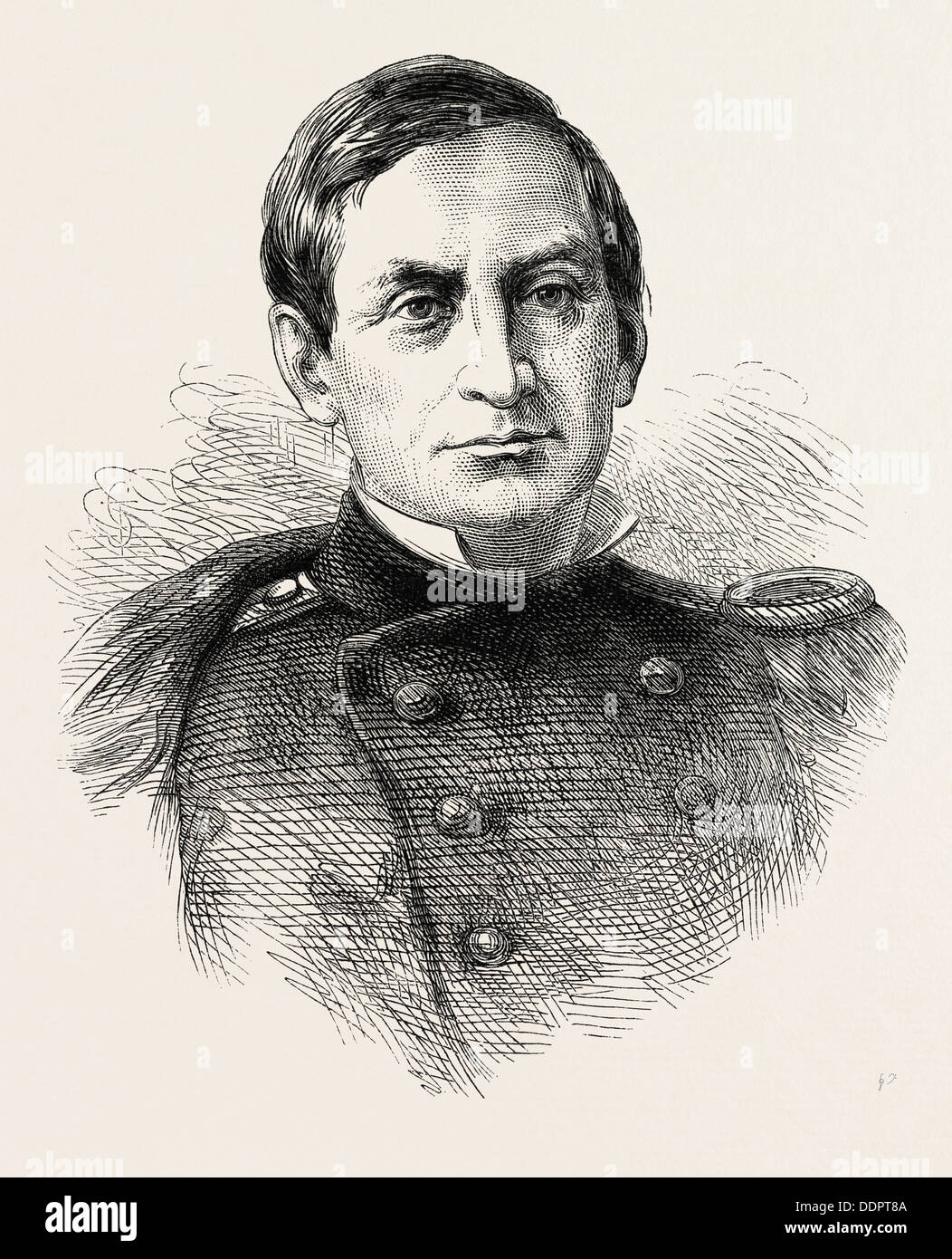 Principali ANDERSON, egli era un militare americano leader. Ha servito come un esercito dell'Unione ufficiale della guerra civile americana Foto Stock