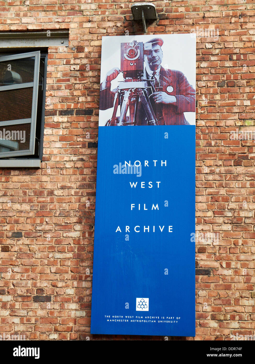 Nord Ovest Archivio Film accedi Manchester REGNO UNITO Foto Stock